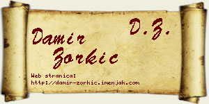 Damir Zorkić vizit kartica